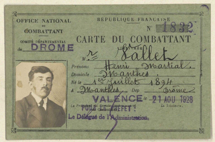 Vallet, Henri Martial