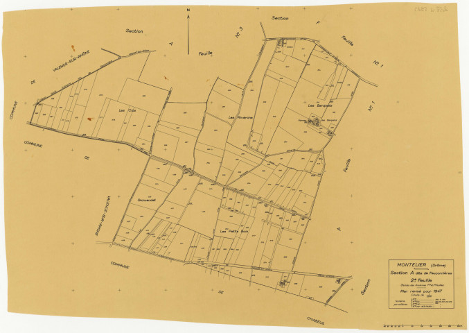 A2, Fauconnières. 1947.