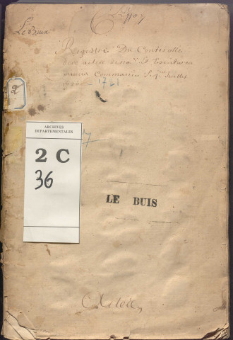 3 juillet 1720-14 septembre 1721