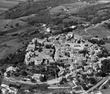 Vue aérienne du village.