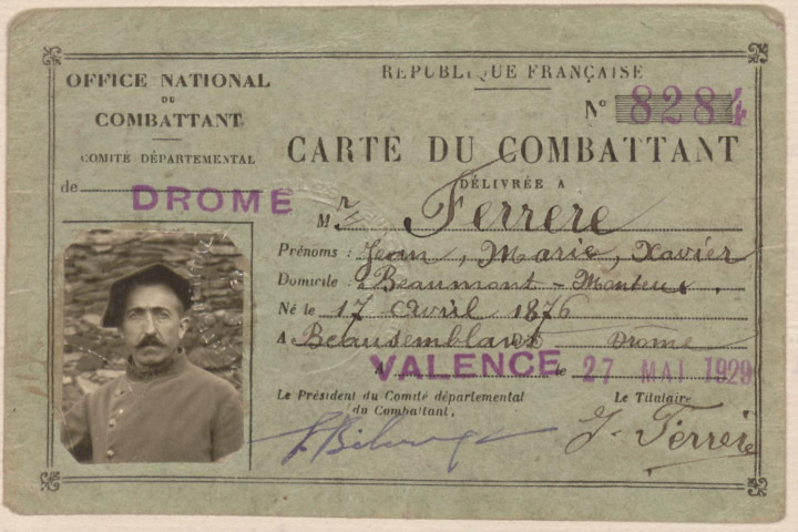 Ferrère, Jean Marie Xavier