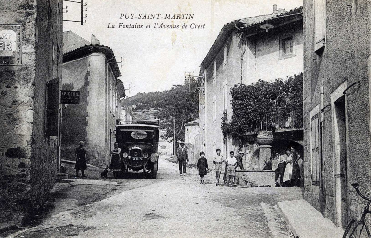 Puy-Saint-Martin.- La fontaine Grande Rue.