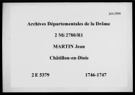 25 janvier 1746-1er février 1747