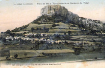Vue générale du village et le cirque du Brudoux.