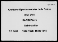 1er janvier 1627-17 juin 1645