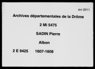 6 juin 1607-22 décembre 1608