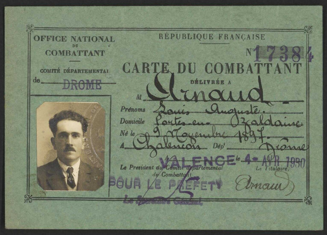 Arnaud, Louis Auguste