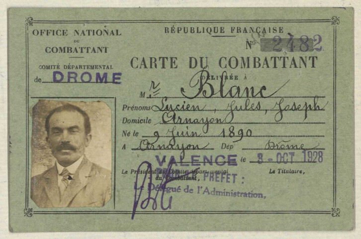 Blanc, Lucien Jules Joseph