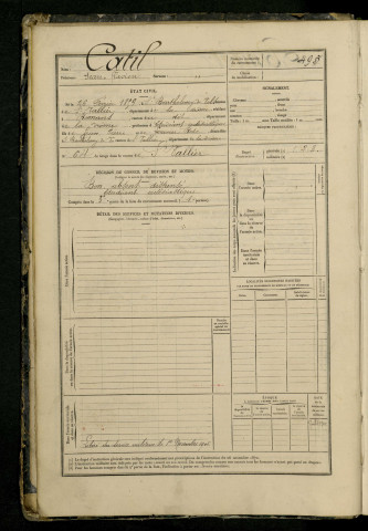 n°494-997 avec table alphabétique.