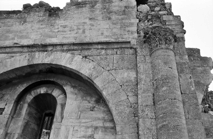 La Baume-de-Transit.- Restes de la chapelle du château.