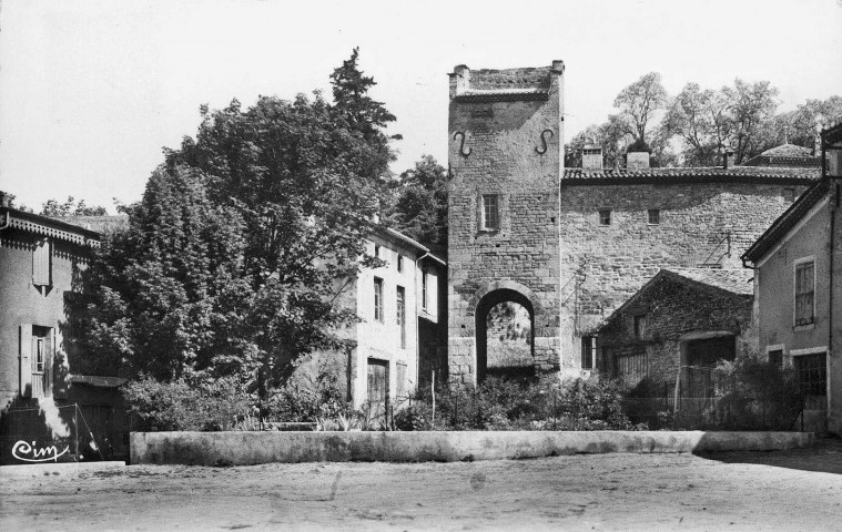 Porte du château des Poitiers, place Léon Lerisse.