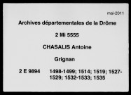 1er décembre 1498-15 mars 1535