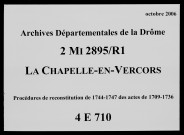 1744-1747 (déclarations concernant des actes de 1709 à 1736)