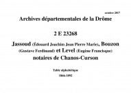 Table alphabétique (1866-1892).