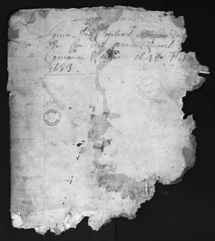 Registre des actes volants (8 mars 1648-30 décembre 1653).