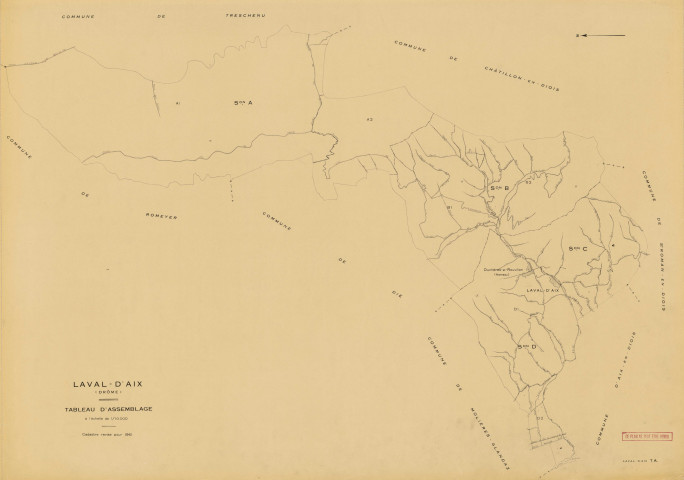 Tableau d'assemblage. 1961.