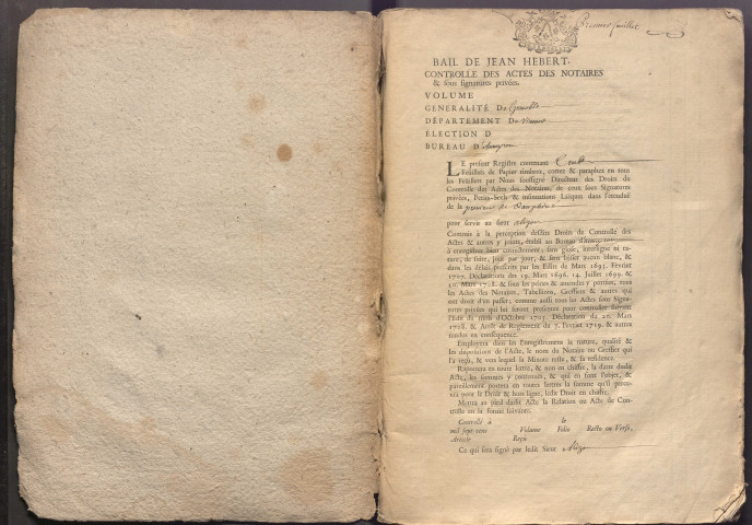 30 mai 1734-30 décembre 1737