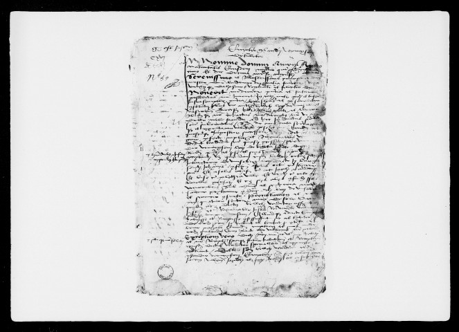 Notes étendues (27 mars 1479-31 janvier 1513).