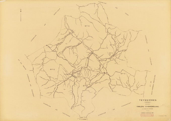 Tableau d'assemblage. 1961.