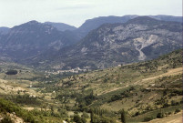 La Motte-Chalancon.- Vue panoramiquee du village.