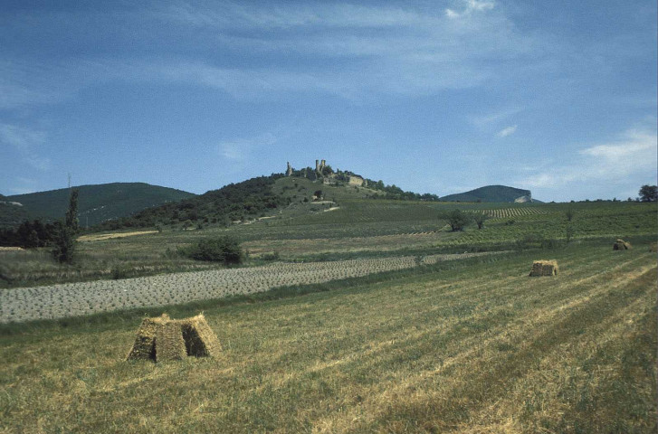 La Roche-Saint-Secret-Béconne.- Les ruines du château de Béconne.