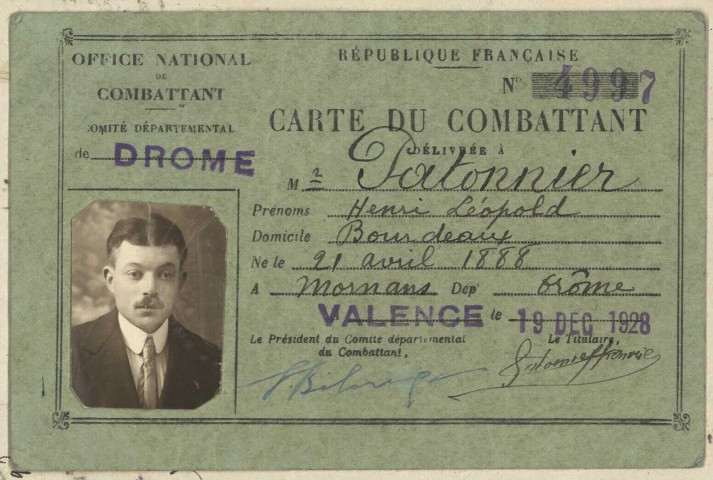 Patonnier, Henri Léopold