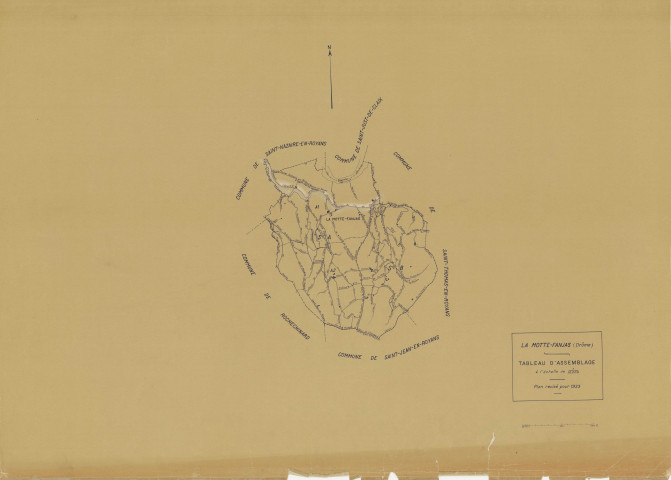 Tableau d'assemblage. 1933.