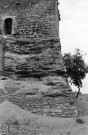 Chamaret.- Détail de la façade ouest de la tour.