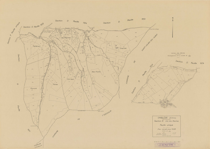 E, Les Blaches. 1938.