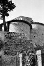 Pont-de-Barret.- L'abside de l'église Notre-Dame-la-Brune de l'ancien prieuré de bénédictins.