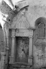 Montségur-sur-Lauzon.- Petit ornement dans la nef de l'ancienne église Saint-Félix.