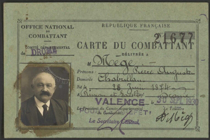 Mège, Pierre Auguste