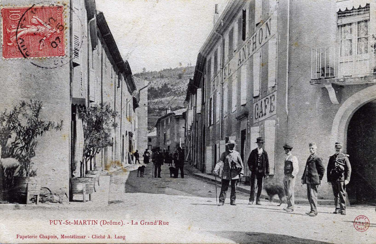 Puy-Saint-Martin.- Hôtel Anthon Grande Rue.