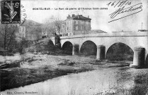 Montélimar. - Le pont président Roosevelt sur le Roubion (avant 1916).