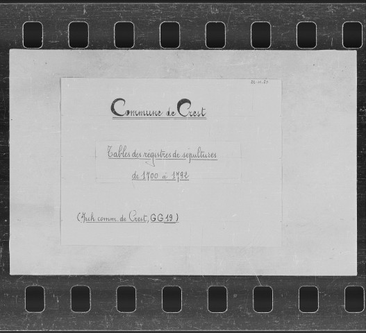 Sépultures (1700-1792).