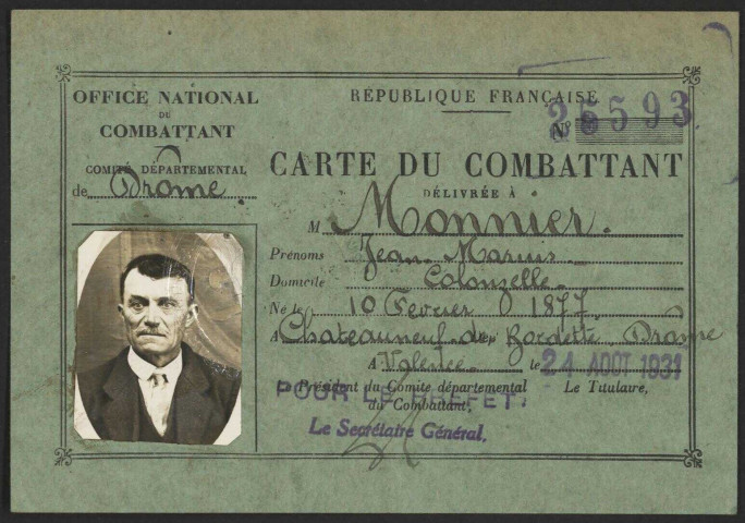 Monnier, Jean Marius