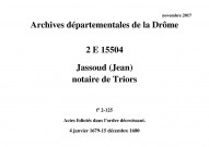 4 janvier 1679-15 décembre 1680