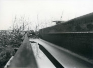 Déformation en pied de la 2ème palplanche.