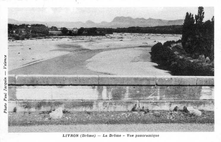 Vue panoramique de la Drôme.