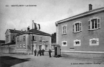 Montélimar.- Reproduction de carte postale de la caserne Saint-Martin.