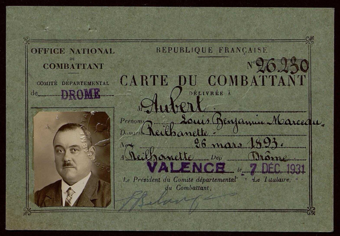 Aubert, Louis Benjamin Marceau