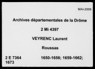 1er janvier-26 décembre 1650