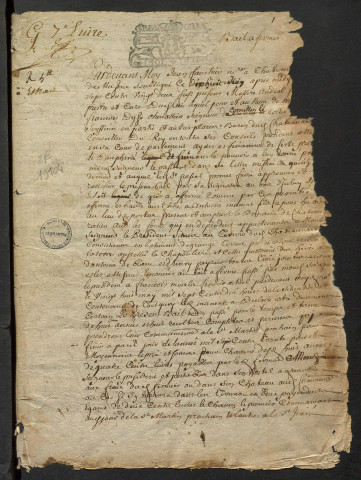 18 juin 1722-21 décembre 1725