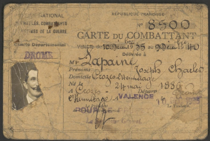 Lapaine, Joseph Charles