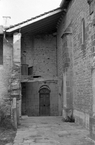 La Motte-de-Galaure.- Façade nord de l'église Sainte-Agnès.