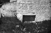 Lemps.- Détail de l'église Saint-Pierre.