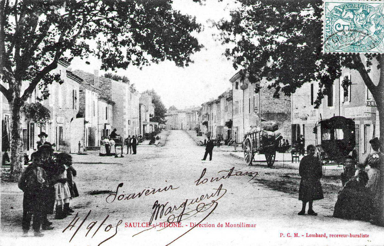 L'actuelle avenue du Dauphiné.