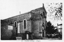 Grâne.- L'église Saint-Jean-Baptiste.