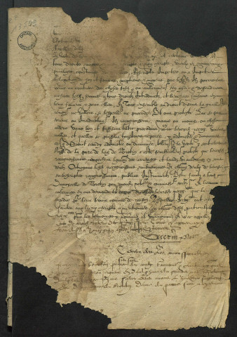 Reconnaissances pour Dame Broutin (28 février 1601-25 janvier 1602).