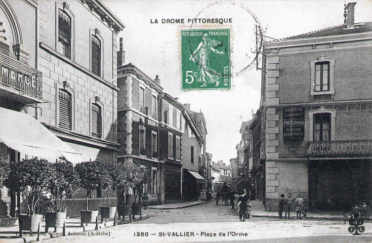 L'actuelle avenue Jean Jaurès et rue de Verdun.